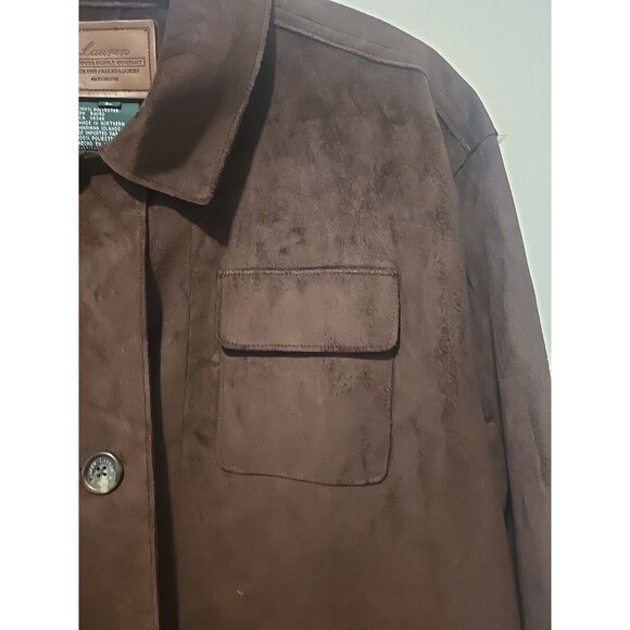 Brown Suede Women's Blazer - Picture 3 of 10